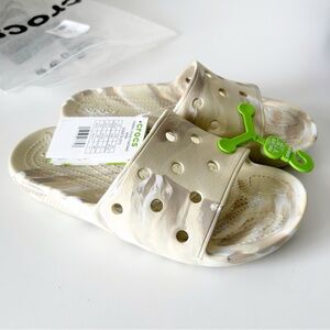 Classic Crocs Marbled Slides